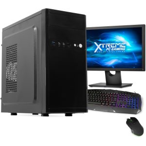 Computadora Gamer Xtreme PC Gaming CM-05022, Intel Celeron N3050 1.60GHz, 8GB, 500GB, FreeDOS — incluye Monitor de 18.5″, Teclado y Mouse SKU: XTACICEL8GBHD610M