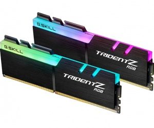 Kit Memoria RAM G.Skill Trident Z RGB DDR4, 3200MHz, 16GB (2 x 8GB), Non-ECC, CL16, XMP SKU: F4-3200C16D-16GTZR